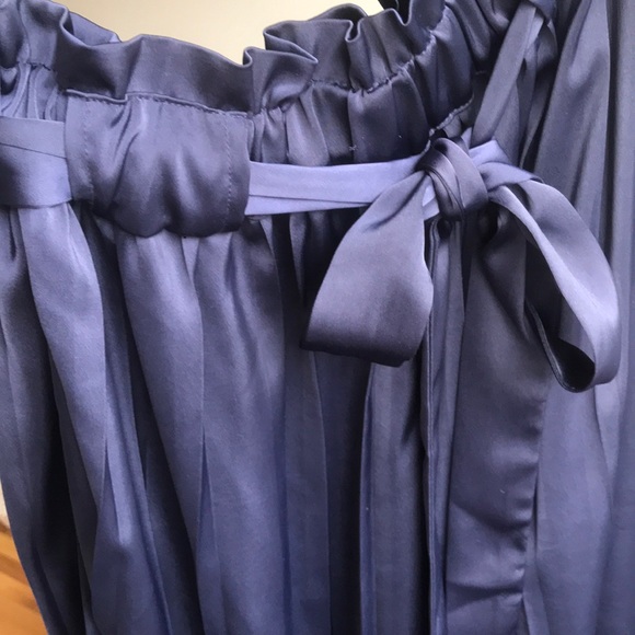 Navy Wide Leg Cropped Pant - Picture 13 of 15